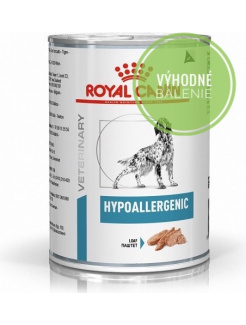 Royal Canin  Dog Hypoallergenic konzerva 12x400 g
