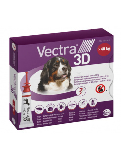 VECTRA 3D spot-on (>40 kg) !!!posledných 6 balení !!! exp. 08/2024