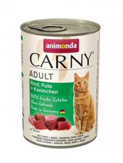 Animonda CARNY® cat Adult hovädzie, morka a králik 200 g konzerva 