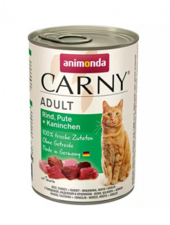 Animonda CARNY® cat Adult hovädzie, morka a králik 200 g konzerva !posledný 1 kus! exp. 1.9.2024