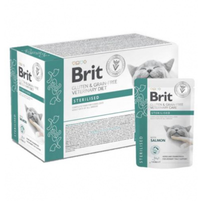 Brit VD Gluten & Grain-Free Cat Pouch Fillets in Gravy Sterilised 12 x 85 g