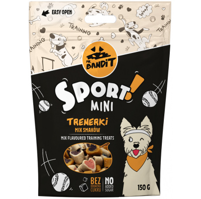 Pamlsok Mr. Bandit sport mini mix flavour training treats 150g