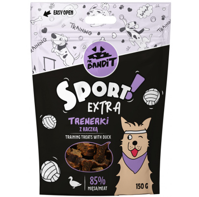 Pamlsok Mr. Bandit sport extra with duck training treats 150g