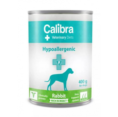 Calibra VD Dog Hypoallergenic Rabit&Insect konzerva