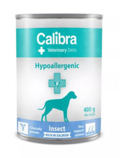 Calibra VD Dog Hypoallergenic Insect&Salmon konzerva 