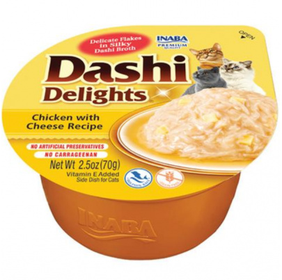 Inaba Dashi Delights cat Kura so syrom 6 x 70 g vanička