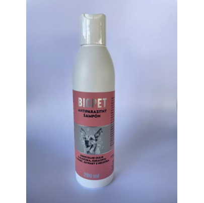 BIOPET - Antiparazitárny šampón pre psov - 200ml