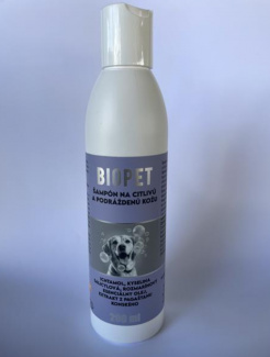 Šampón BIOPET na citlivú a podráždenú kožu 200 ml