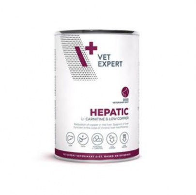 VetExpert VD dog 4T Hepatic konzerva 400 g